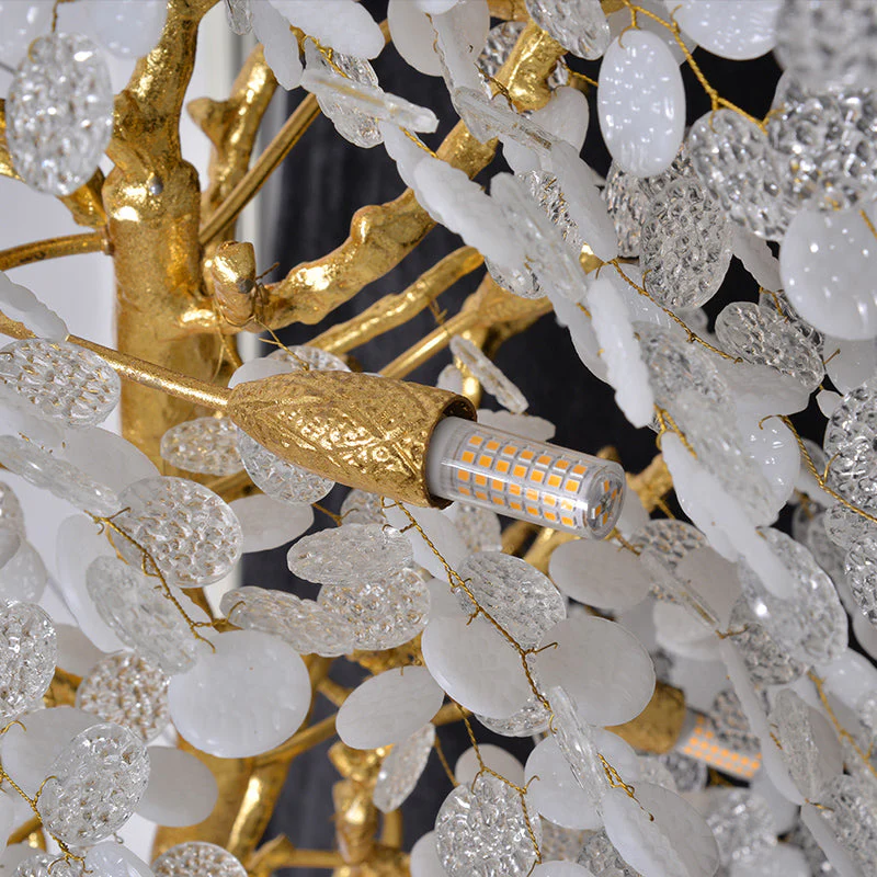 Glimmering Branches Chandelier with Glass Drops - Image 4