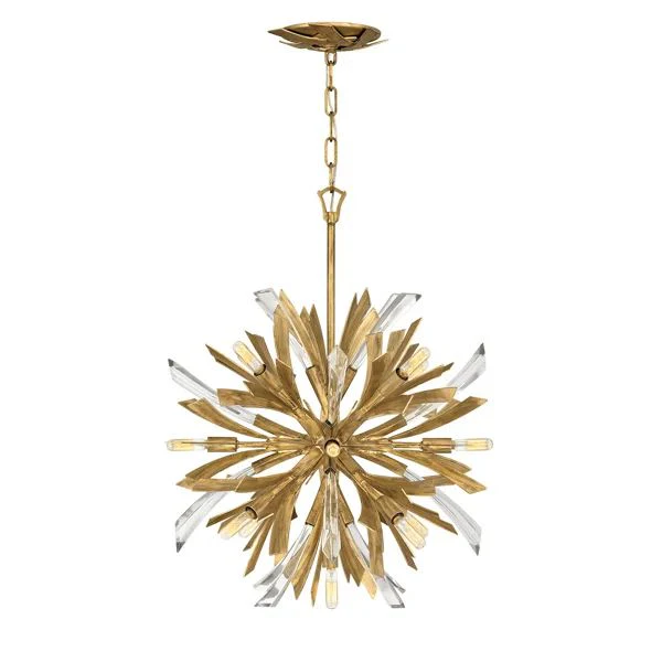 Bergamots Crystal  Chandelier  22"D - Image 7