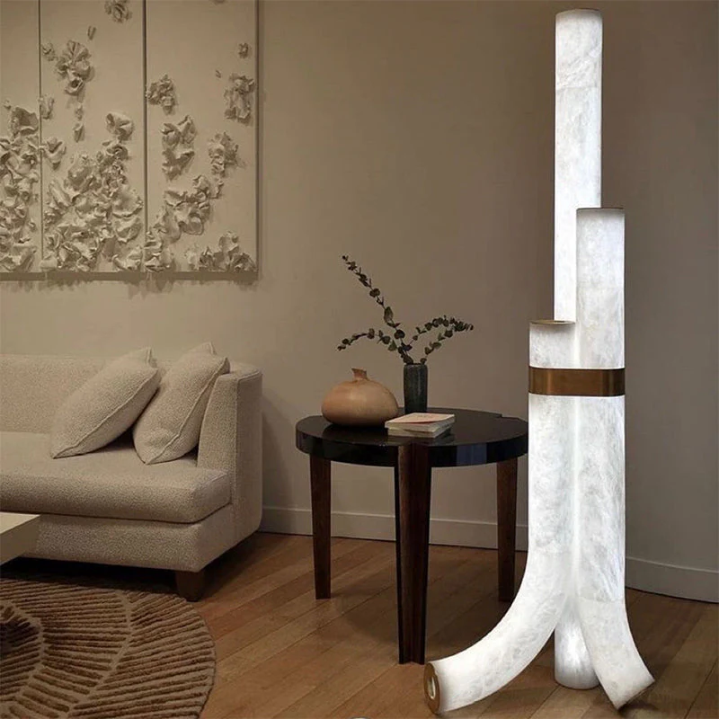 Lyra Artistic Alabaster Floor Lamp - Image 3