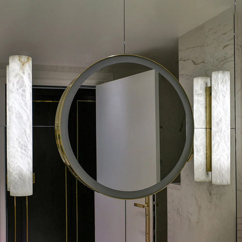 Grandeur Alabaster Linear Hallway Sconce - Image 3