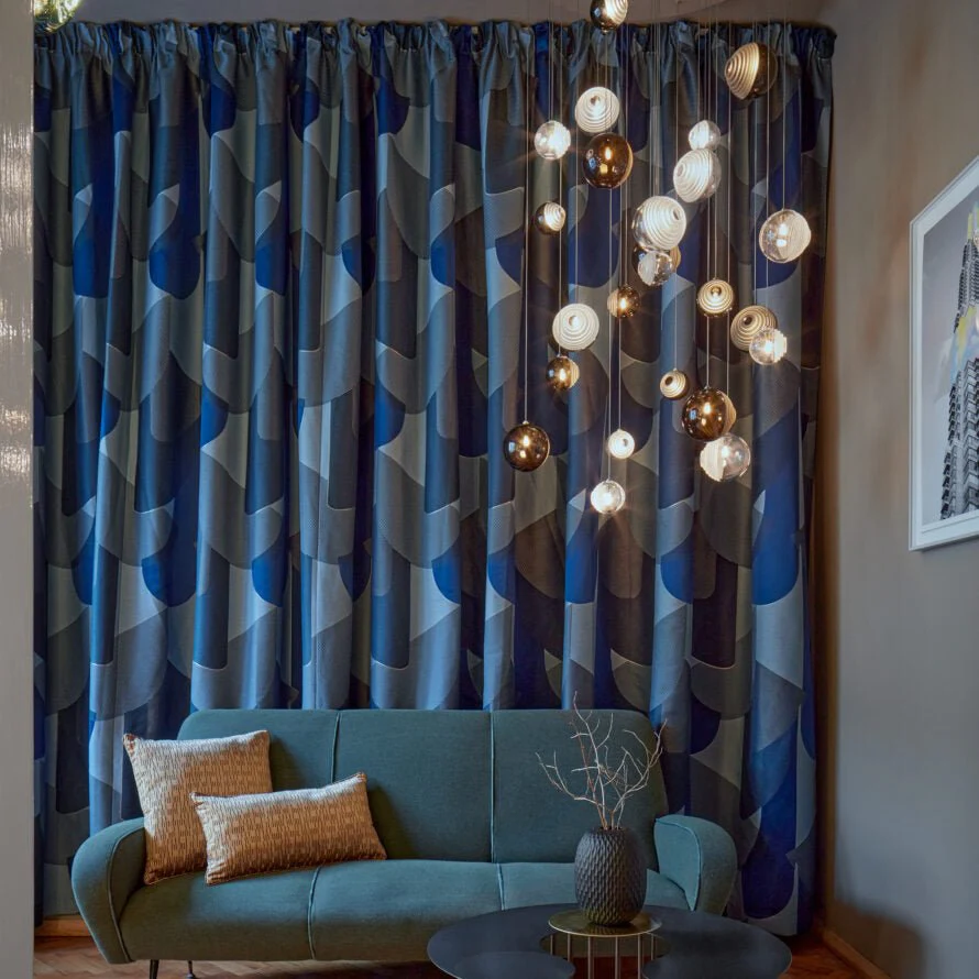 Cosmic Sphere Cascade Glass Chandelier - Image 28