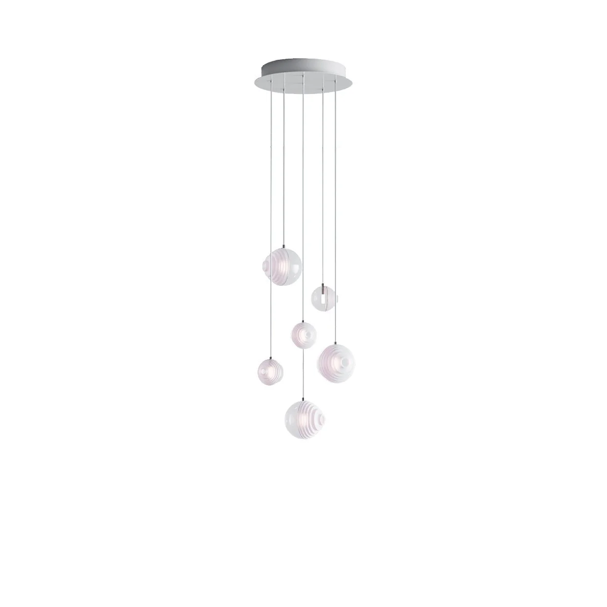 Cosmic Sphere Cascade Glass Chandelier - Image 53