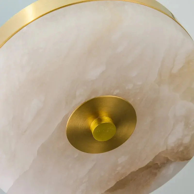 Cosmo Alabaster Round Pendant Light for Living Room - Image 4