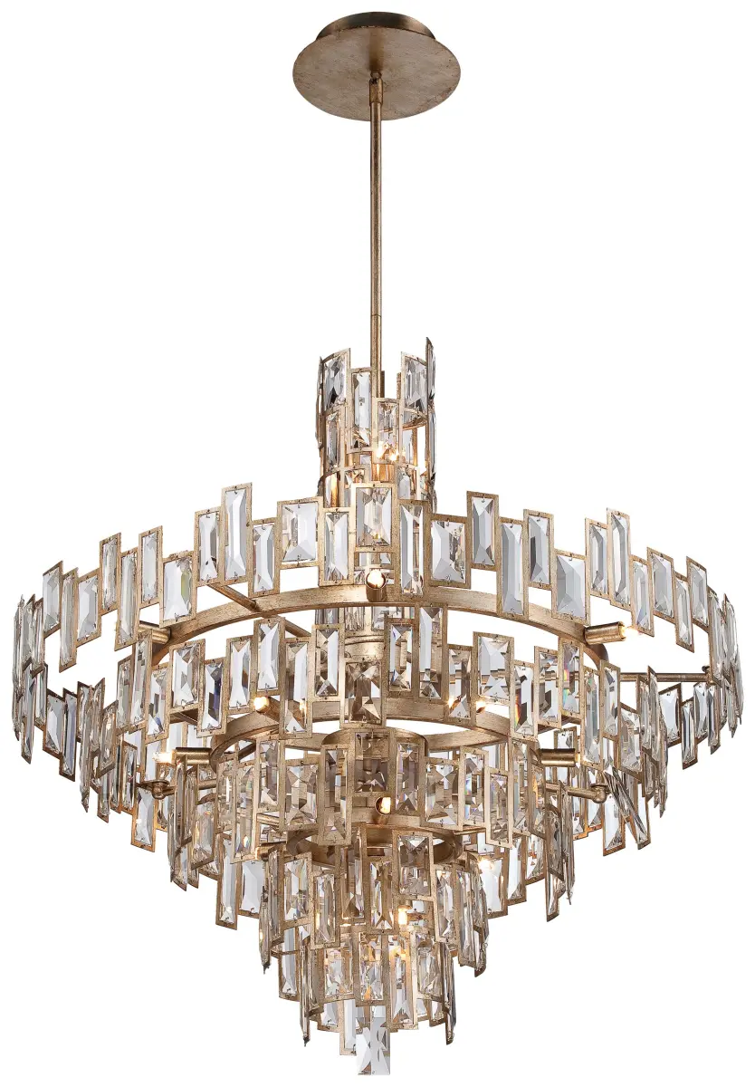 Modern Creative Art Design Multi-Tier Gyroscopic Crystal Chandelier - Image 6