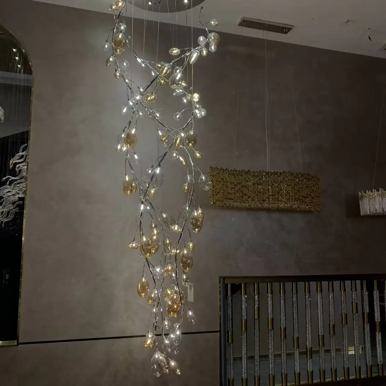 Creative Design Firefly Tree Chandelier for Staircase/Foyer/Villa/Hotel/Restaurant - Image 3