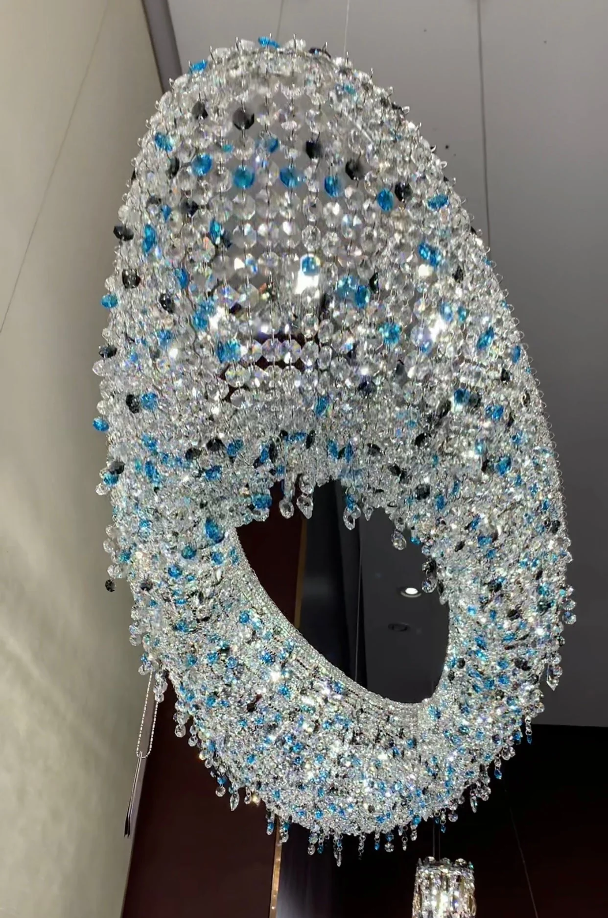 Unique Foyer Crystal Chandelier Luxury Hallway Ceiling Lamp Living Room Hanging Light Decor for Entryway - Image 10