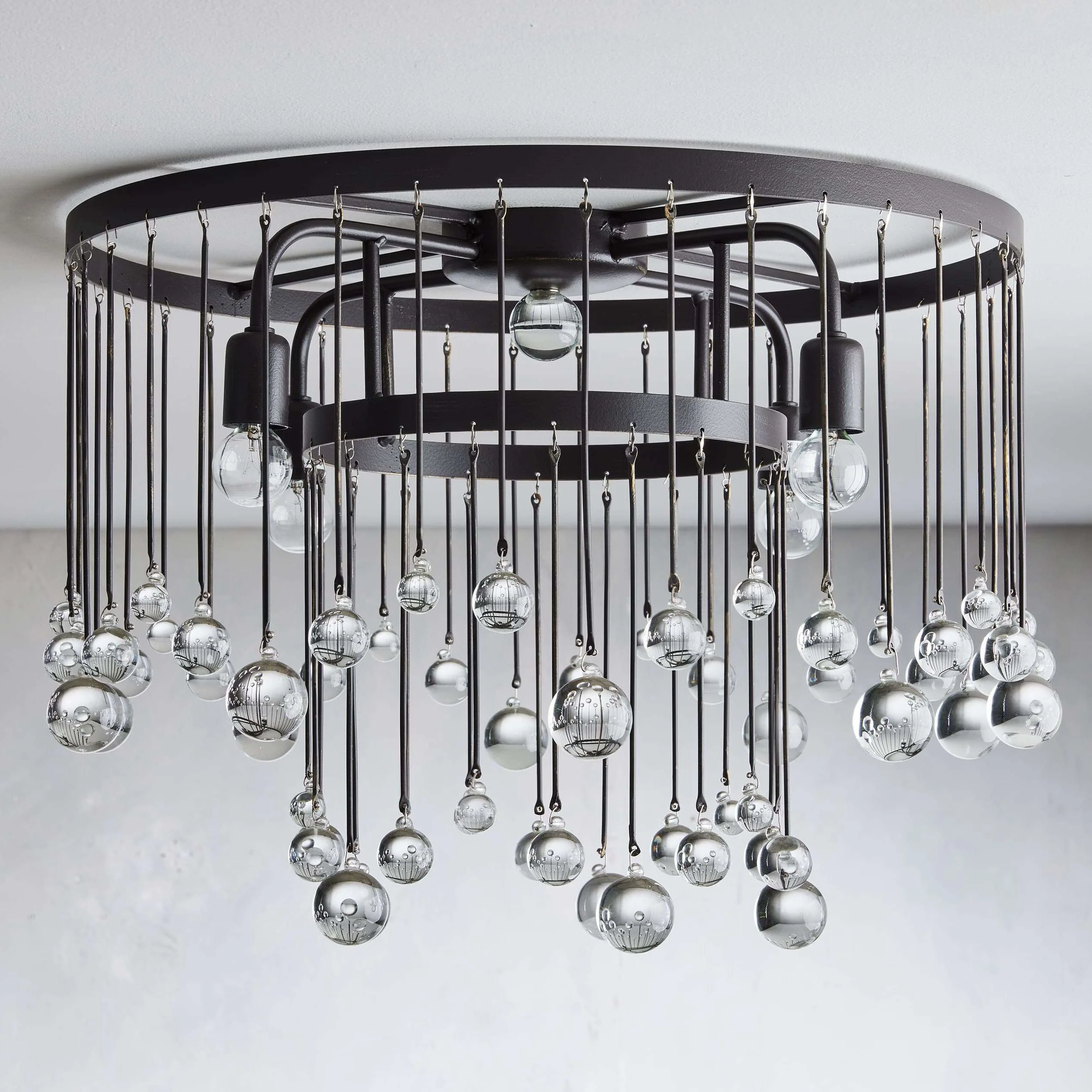 Aubrey Crystal Ball Flushmount Lamp - Image 15