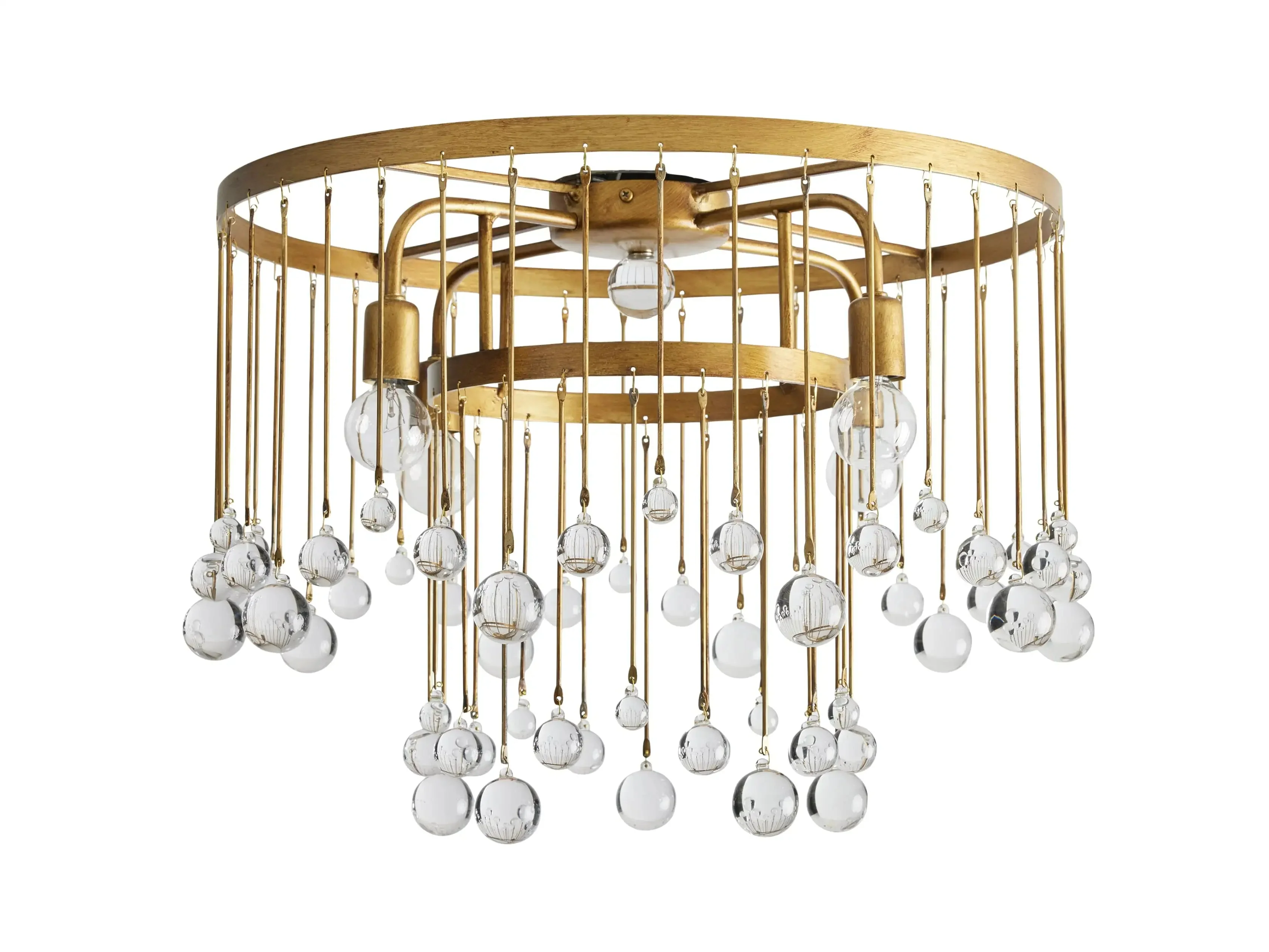 Aubrey Crystal Ball Flushmount Lamp - Image 5