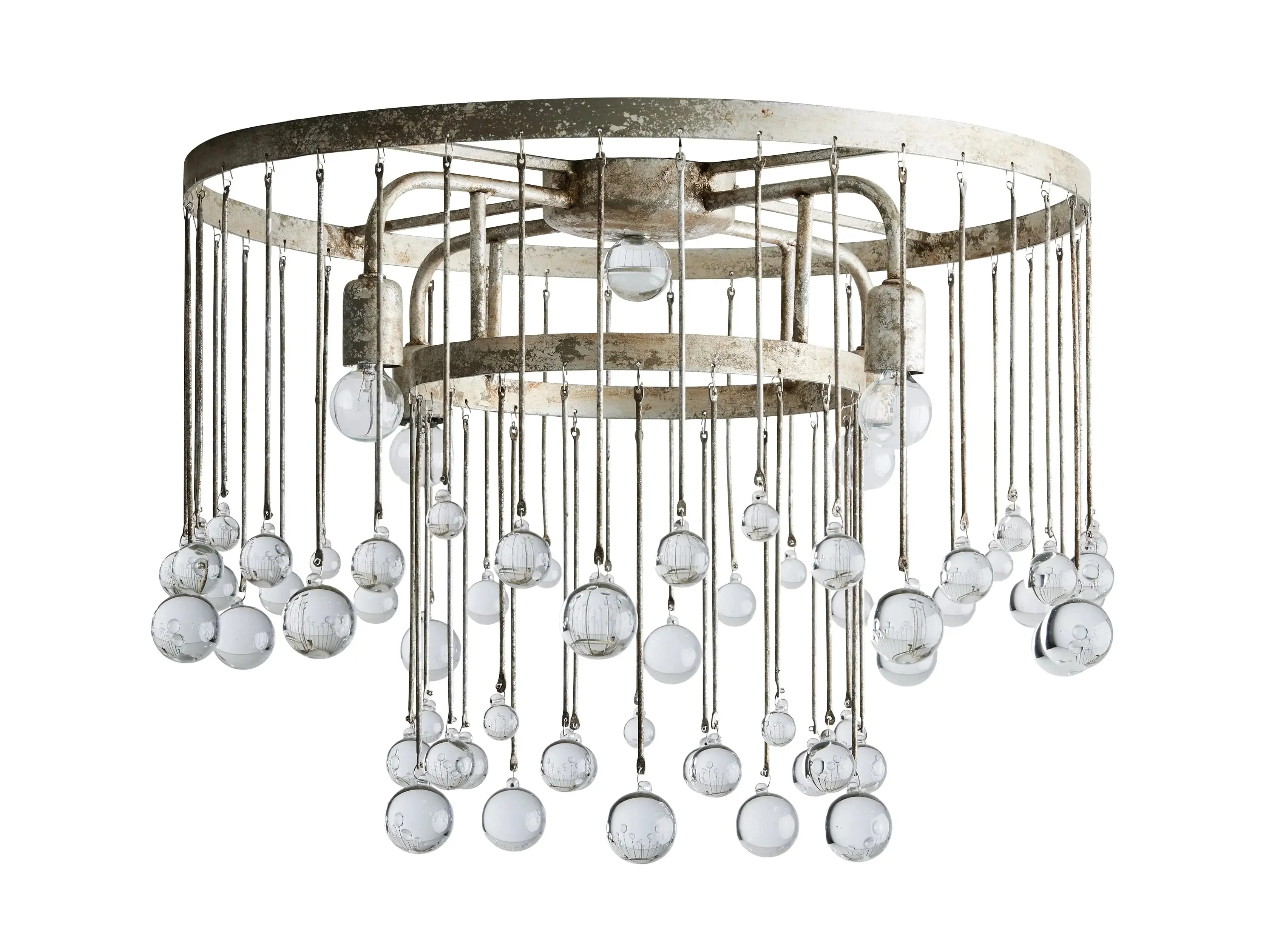 Aubrey Crystal Ball Flushmount Lamp - Image 6