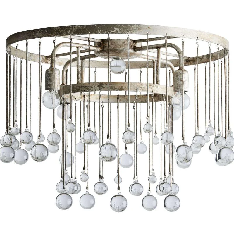 Aubrey Crystal Ball Flushmount Lamp - Image 7
