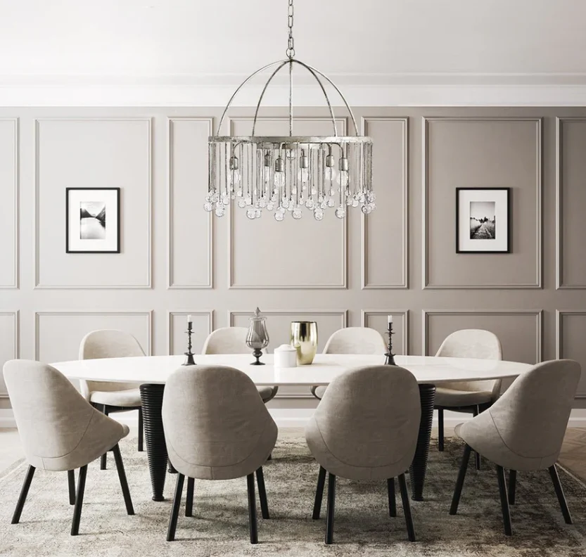 Aubrey Crystal Ball Round Chandelier 5 Light / 8 Light - Image 12