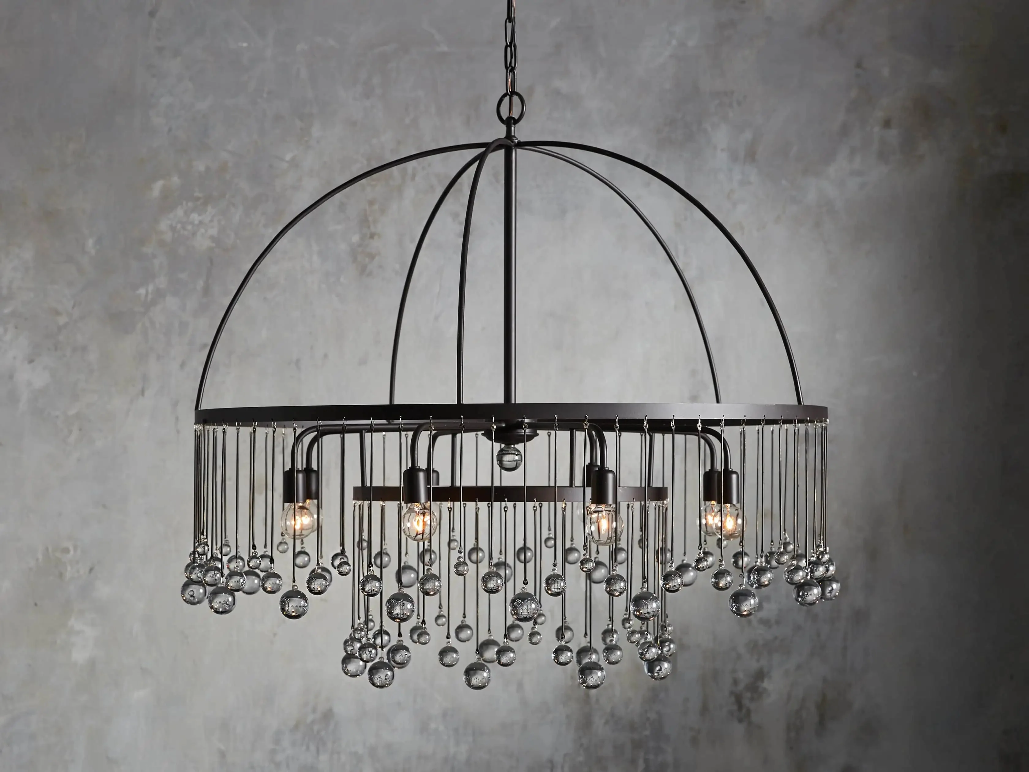 Aubrey Crystal Ball Round Chandelier 5 Light / 8 Light - Image 18