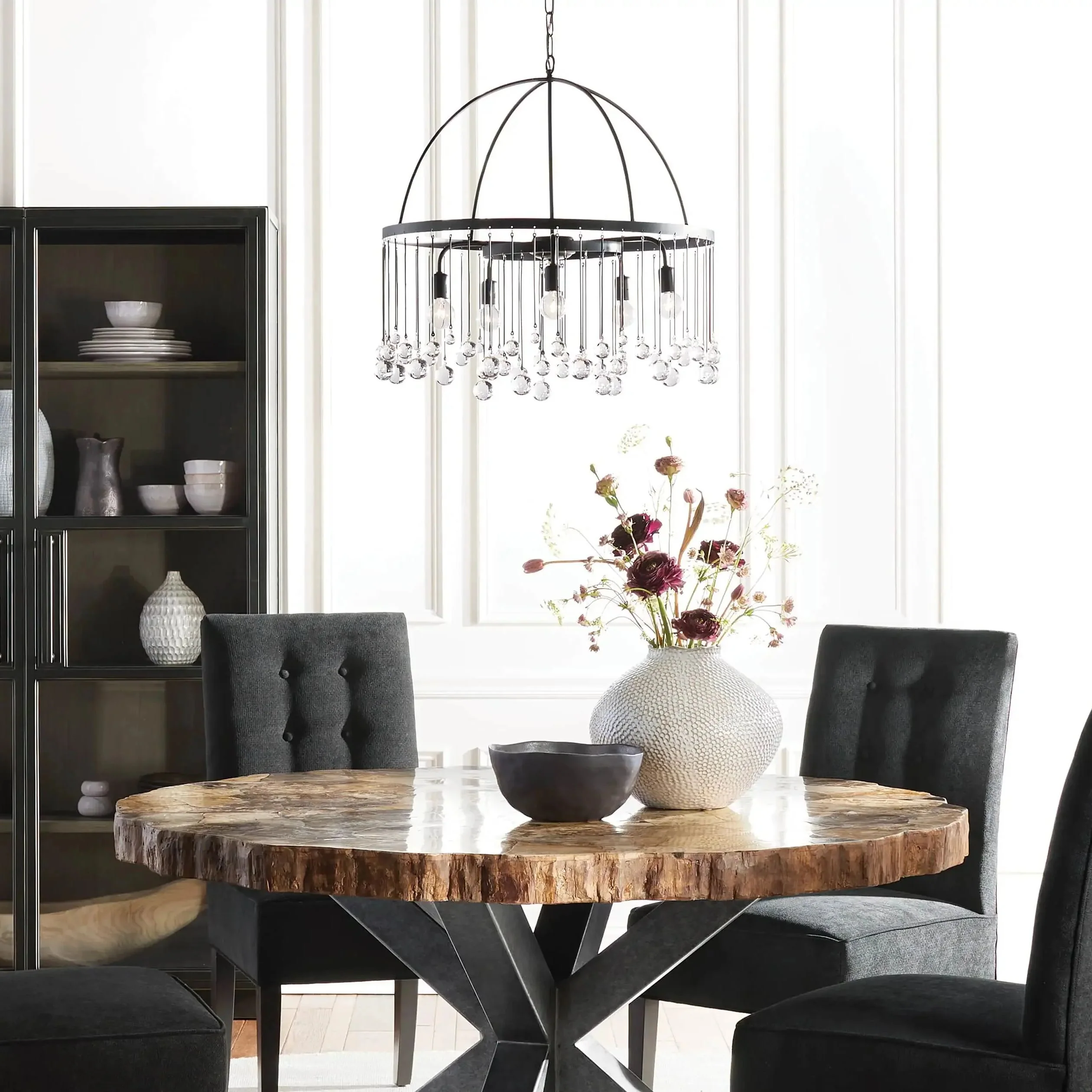 Aubrey Crystal Ball Round Chandelier 5 Light / 8 Light - Image 3
