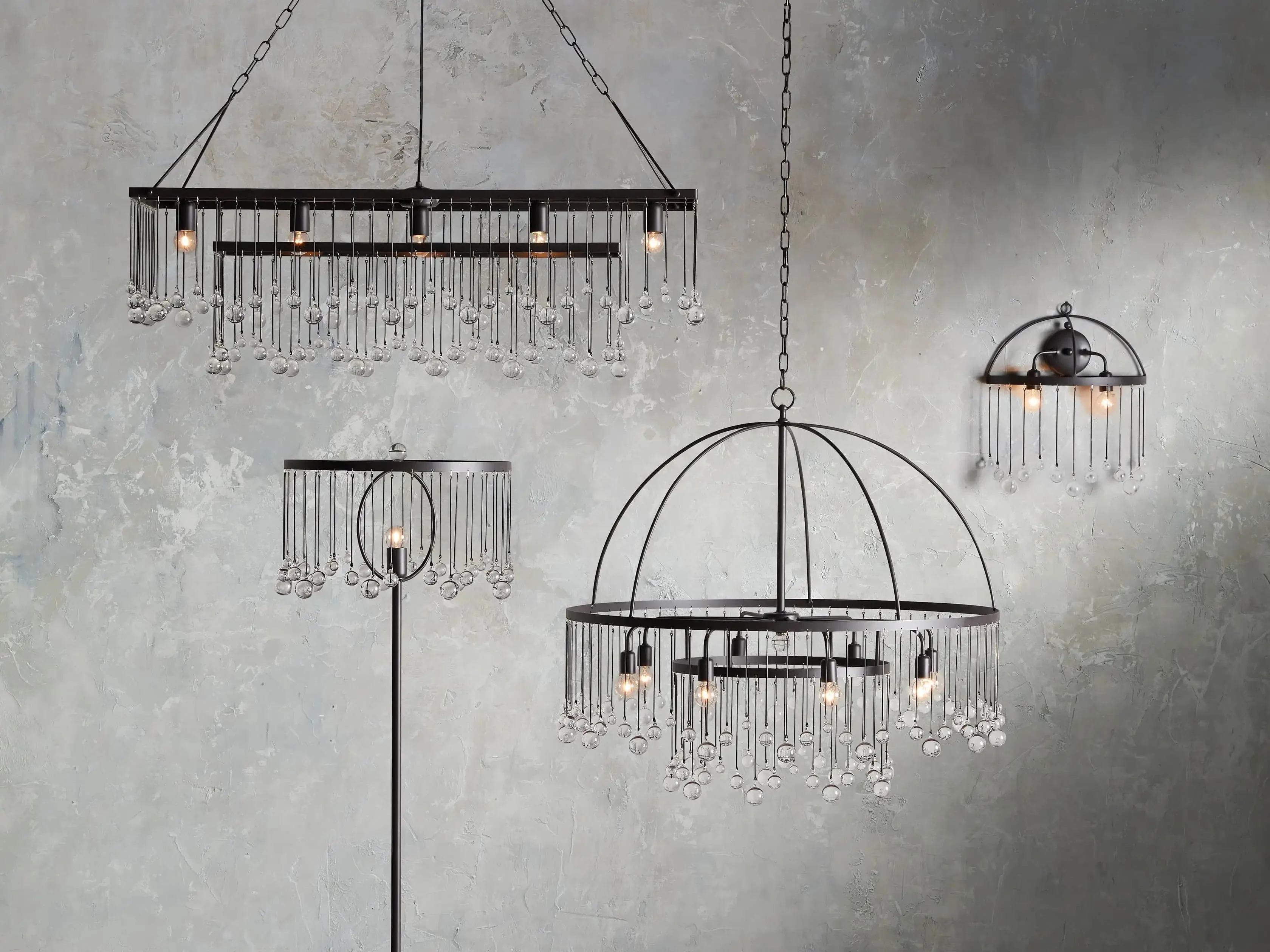 Aubrey Crystal Ball Round Chandelier 5 Light / 8 Light - Image 36