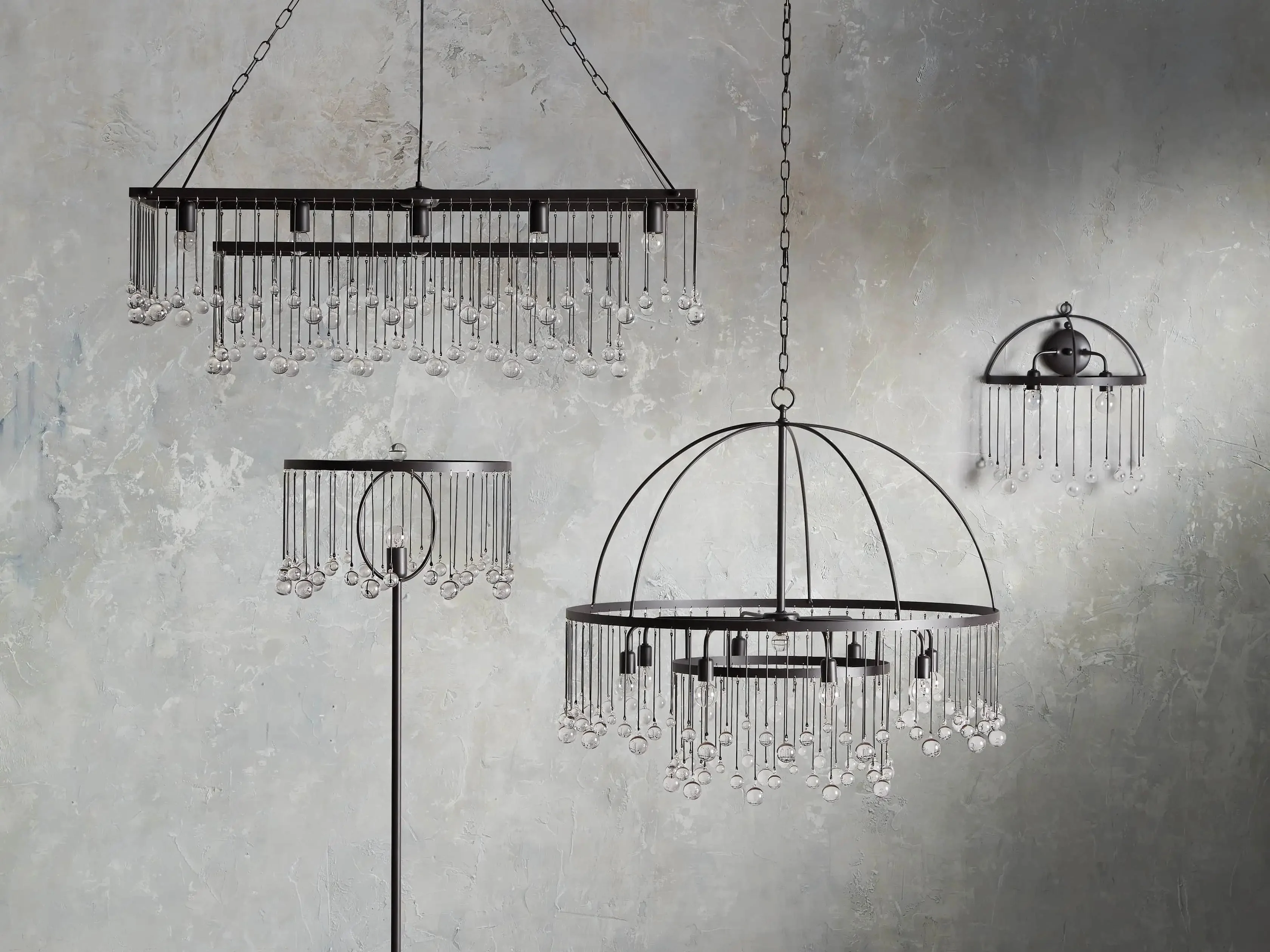 Aubrey Crystal Ball Round Chandelier 5 Light / 8 Light - Image 37