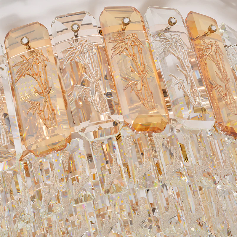 Crystal Dome Light Minimalist Ceiling American Style Dome Light For Dining Room, Kitchen, Bedroom And Living Room - Image 3