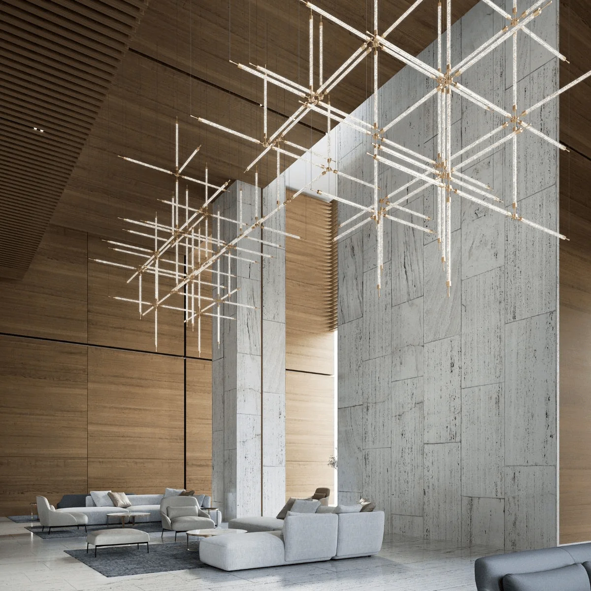 Crystal Grid Customize Chandelier - Image 2
