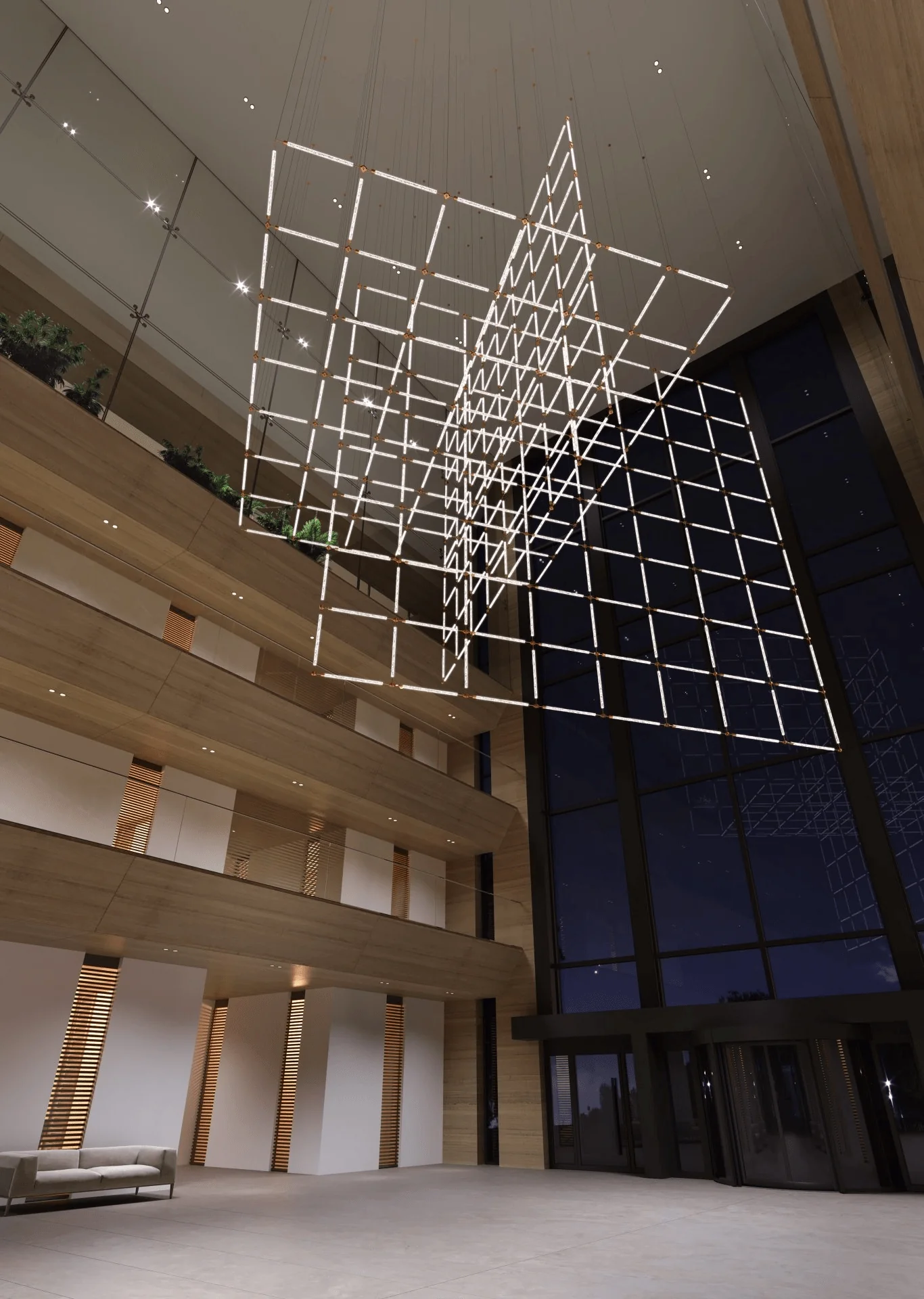Crystal Grid Customize Chandelier - Image 20