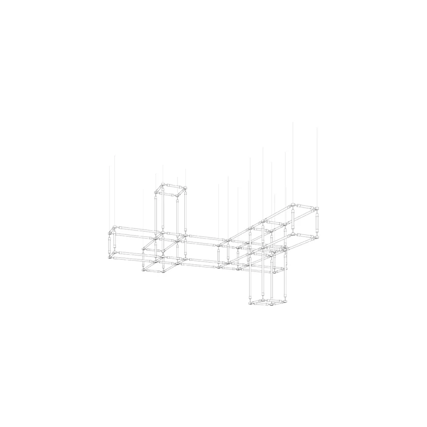 Crystal Grid Customize Chandelier - Image 23