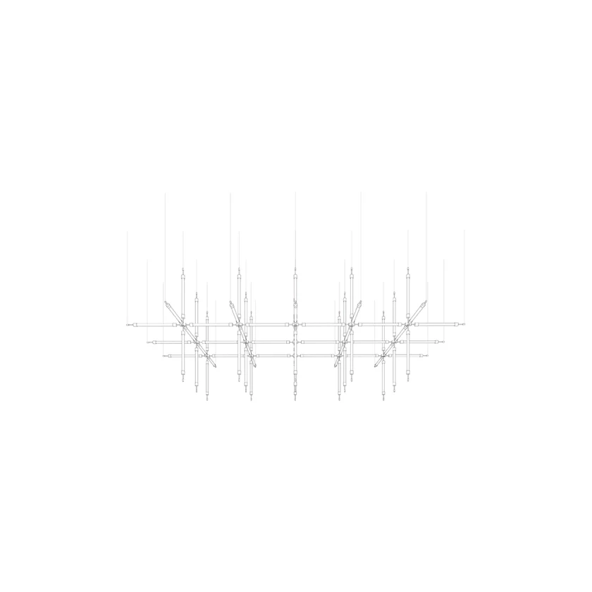 Crystal Grid Customize Chandelier - Image 24