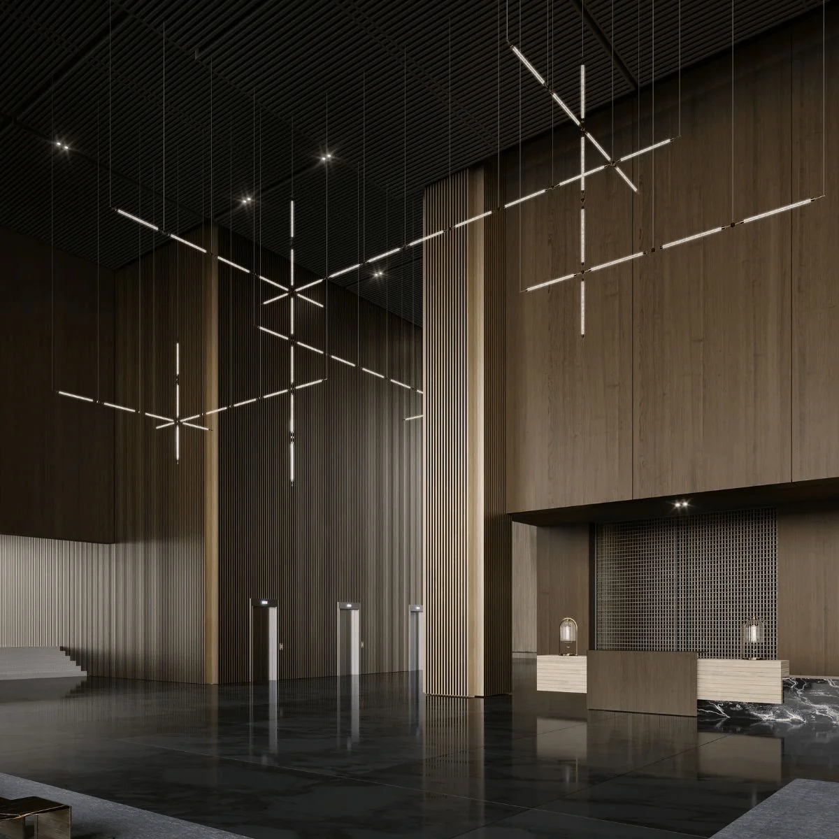 Crystal Grid Customize Chandelier - Image 4