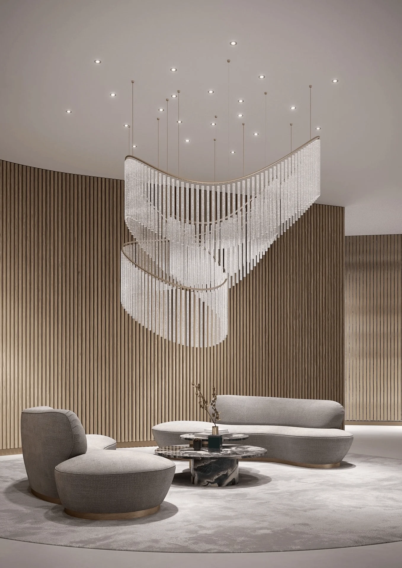 Crystal Spin Customize Chandelier - Image 17