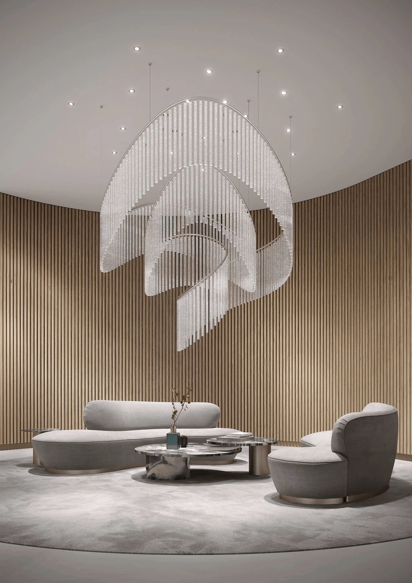 Crystal Spin Customize Chandelier - Image 27