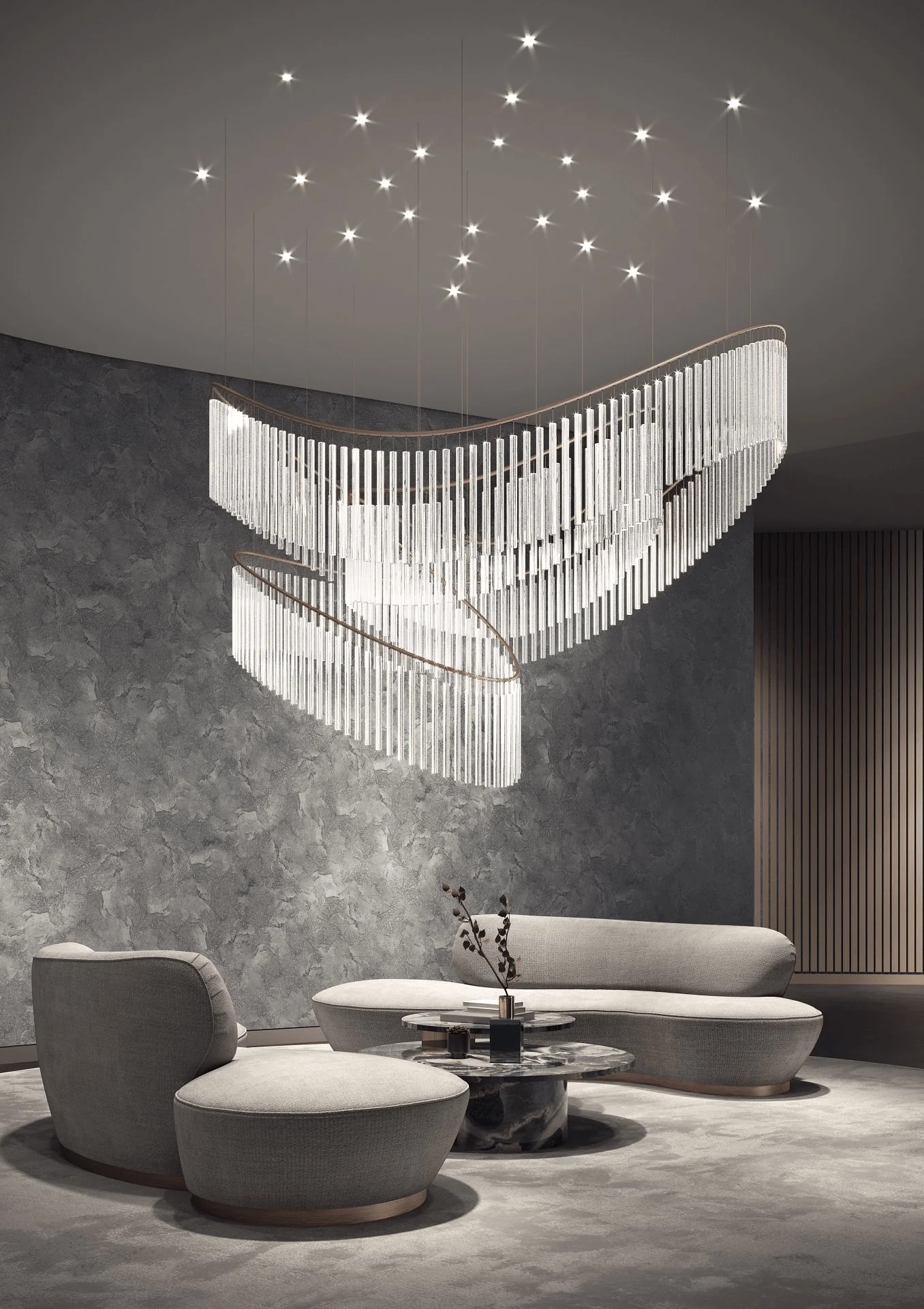 Crystal Spin Customize Chandelier - Image 28