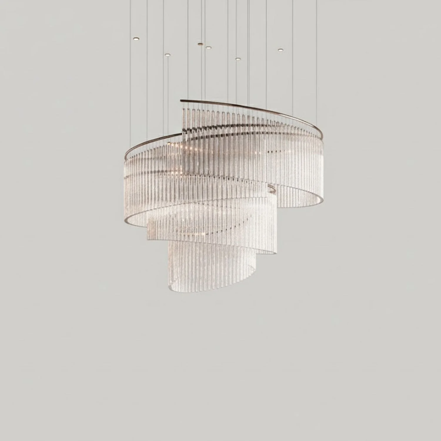 Crystal Spin Customize Chandelier - Image 30