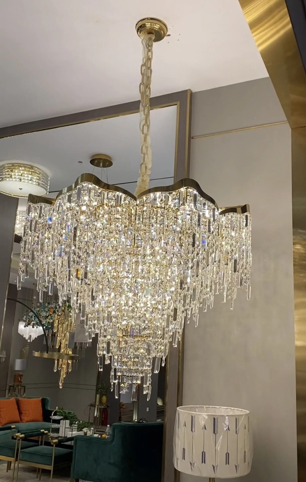 Crystal Tassel Chandelier Set For Living Room/Dining Room and Bedroom - Image 5