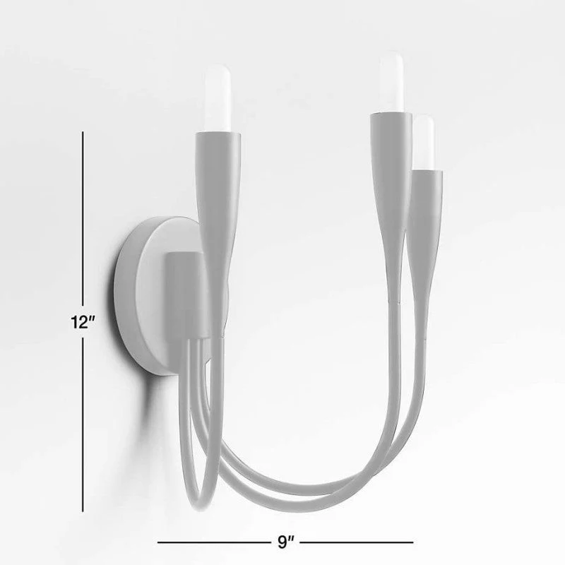 Curve Candelabra Wall Sconce - Image 9