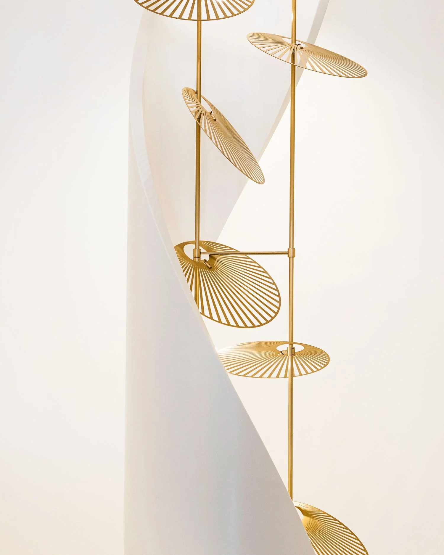 Cattail Leaf Meteor Shower Spiral Chandelier - Image 21