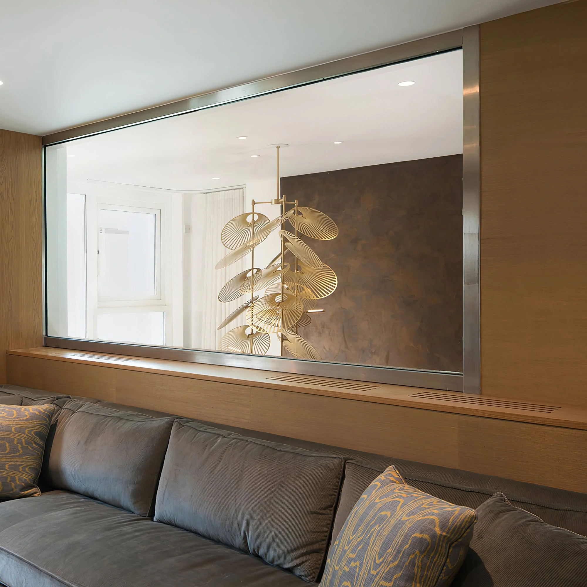 Cattail Leaf Meteor Shower Spiral Chandelier - Image 26