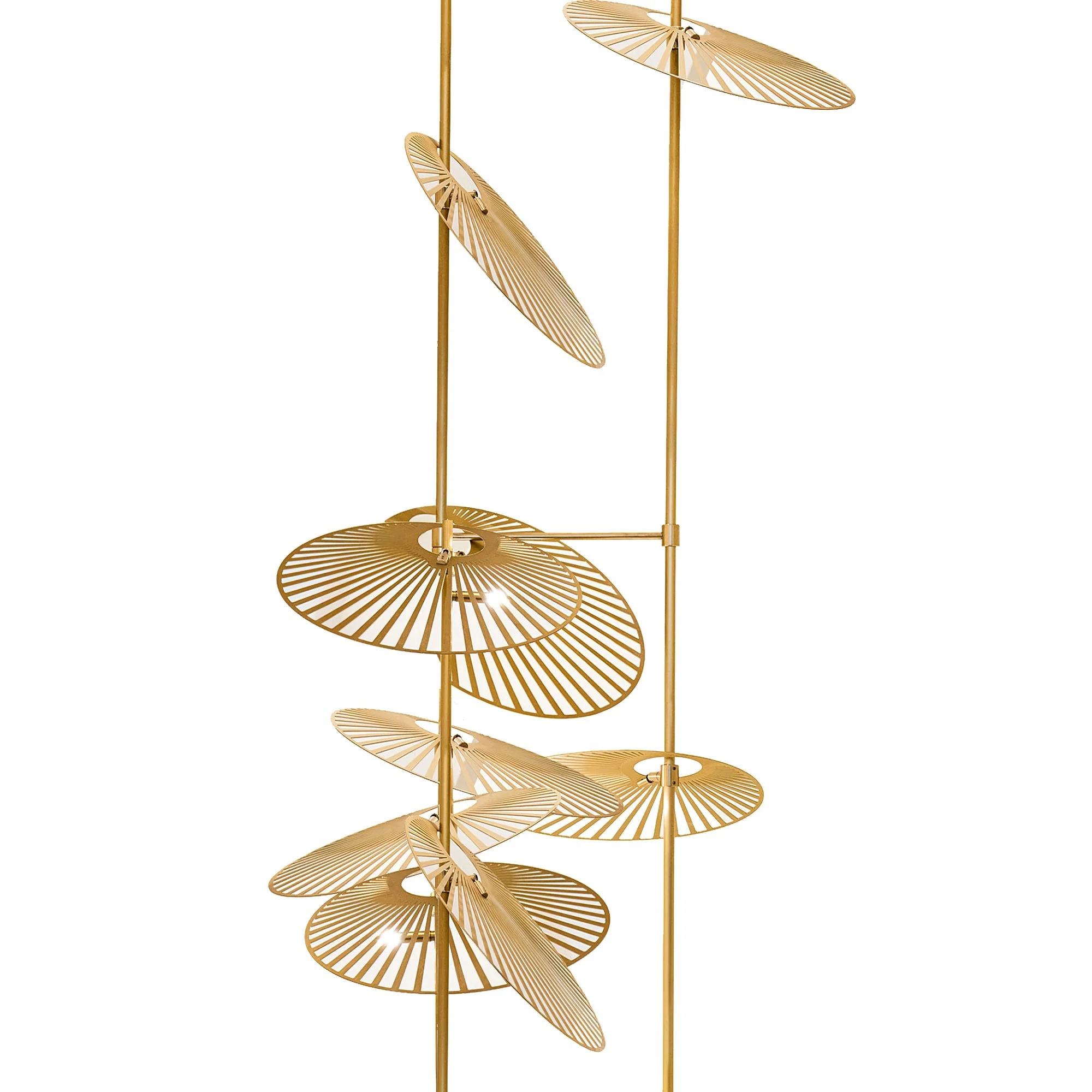 Cattail Leaf Meteor Shower Spiral Chandelier - Image 27