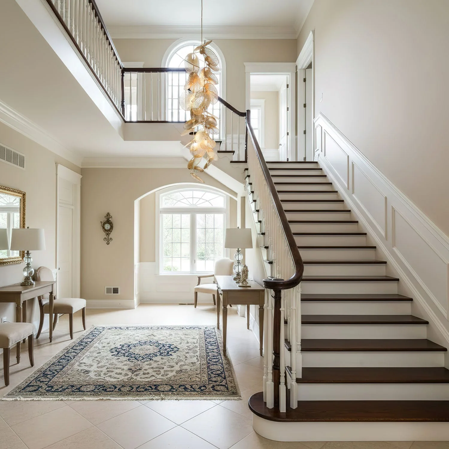 Cattail Leaf Meteor Shower Spiral Chandelier - Image 4