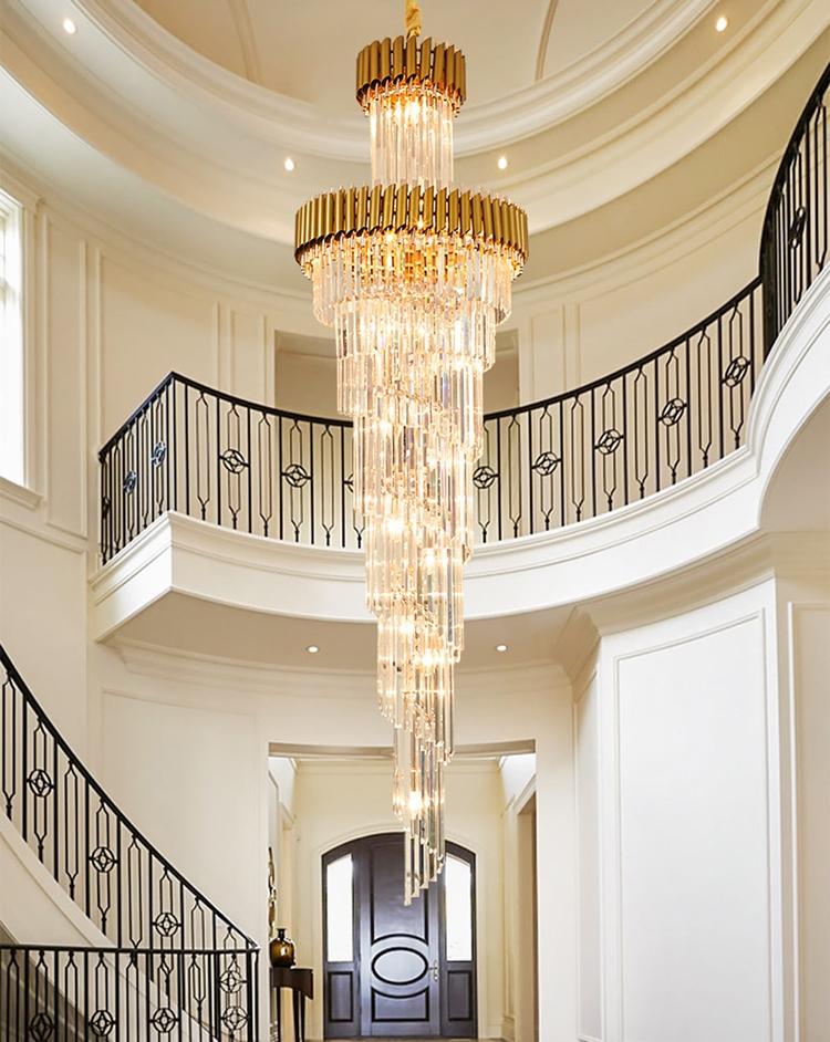Cyrus Multiple Tier Crystal Chandelier - Image 4