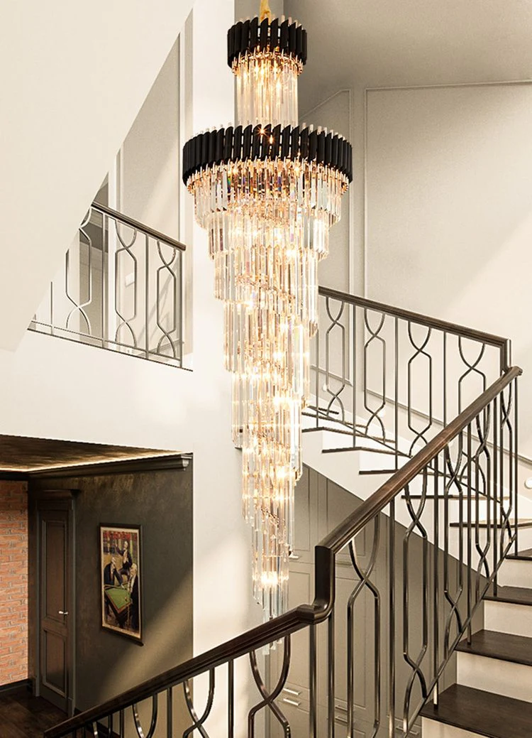 Cyrus Multiple Tier Crystal Chandelier - Image 6