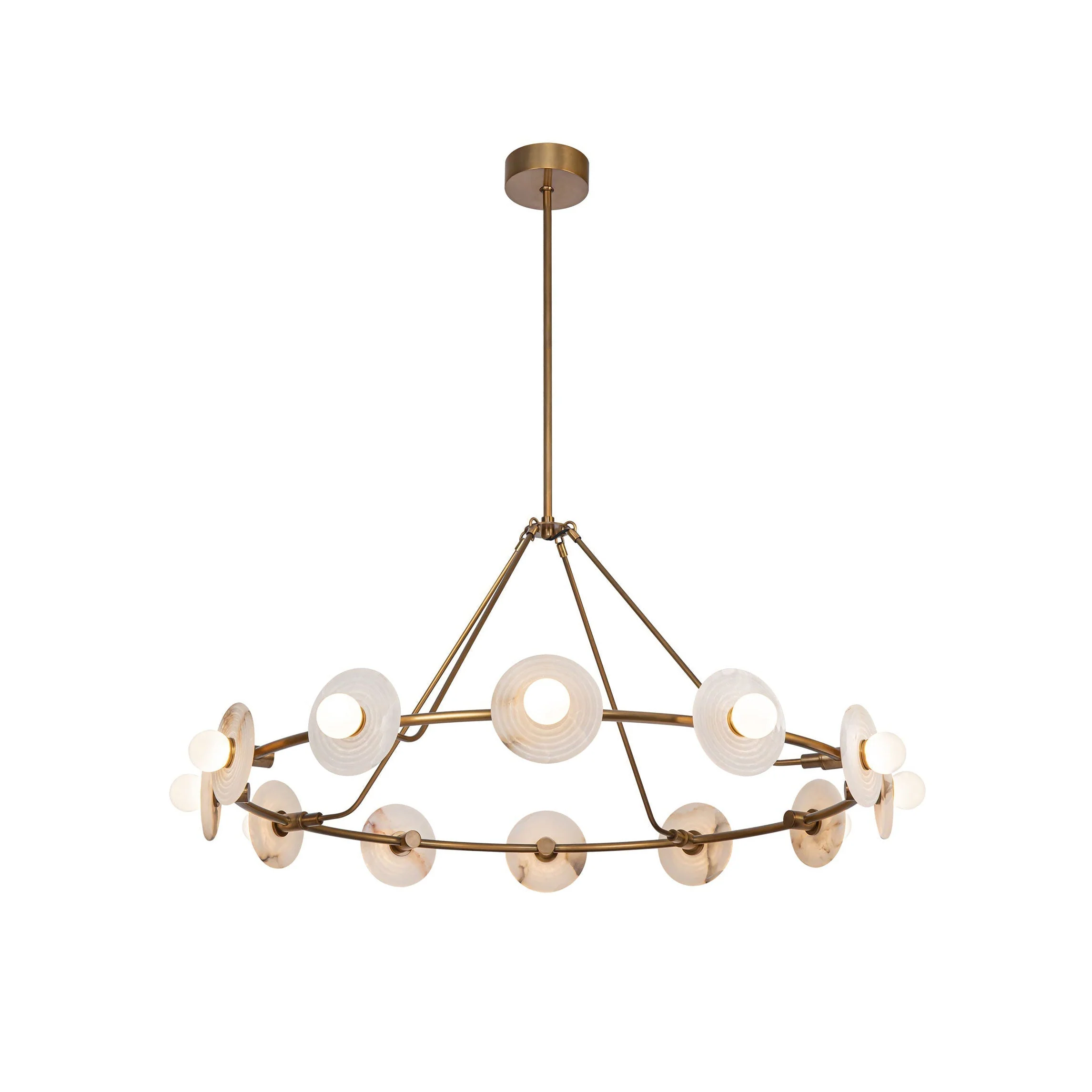 Dahlia Alabaster Chandelier - Image 2