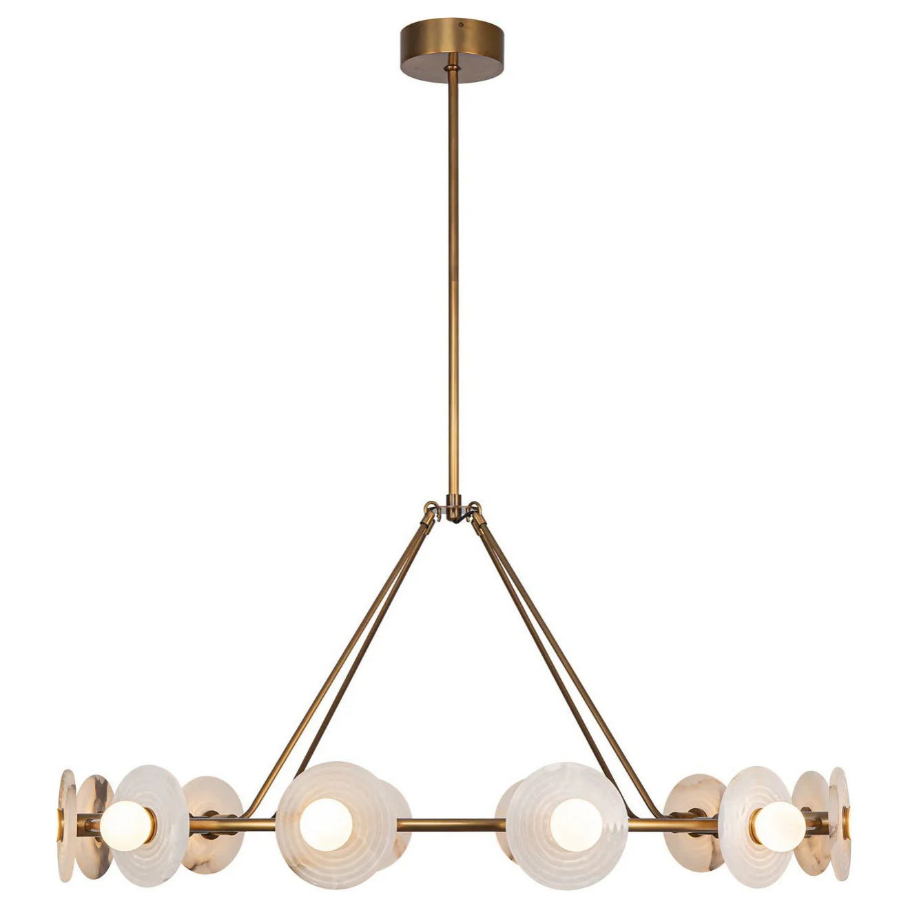 Dahlia Alabaster Chandelier - Image 5