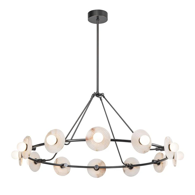 Dahlia Alabaster Chandelier - Image 7
