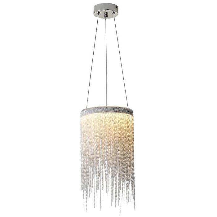 Daniel Aluminum Chain Tassel Pendant Light - Image 8