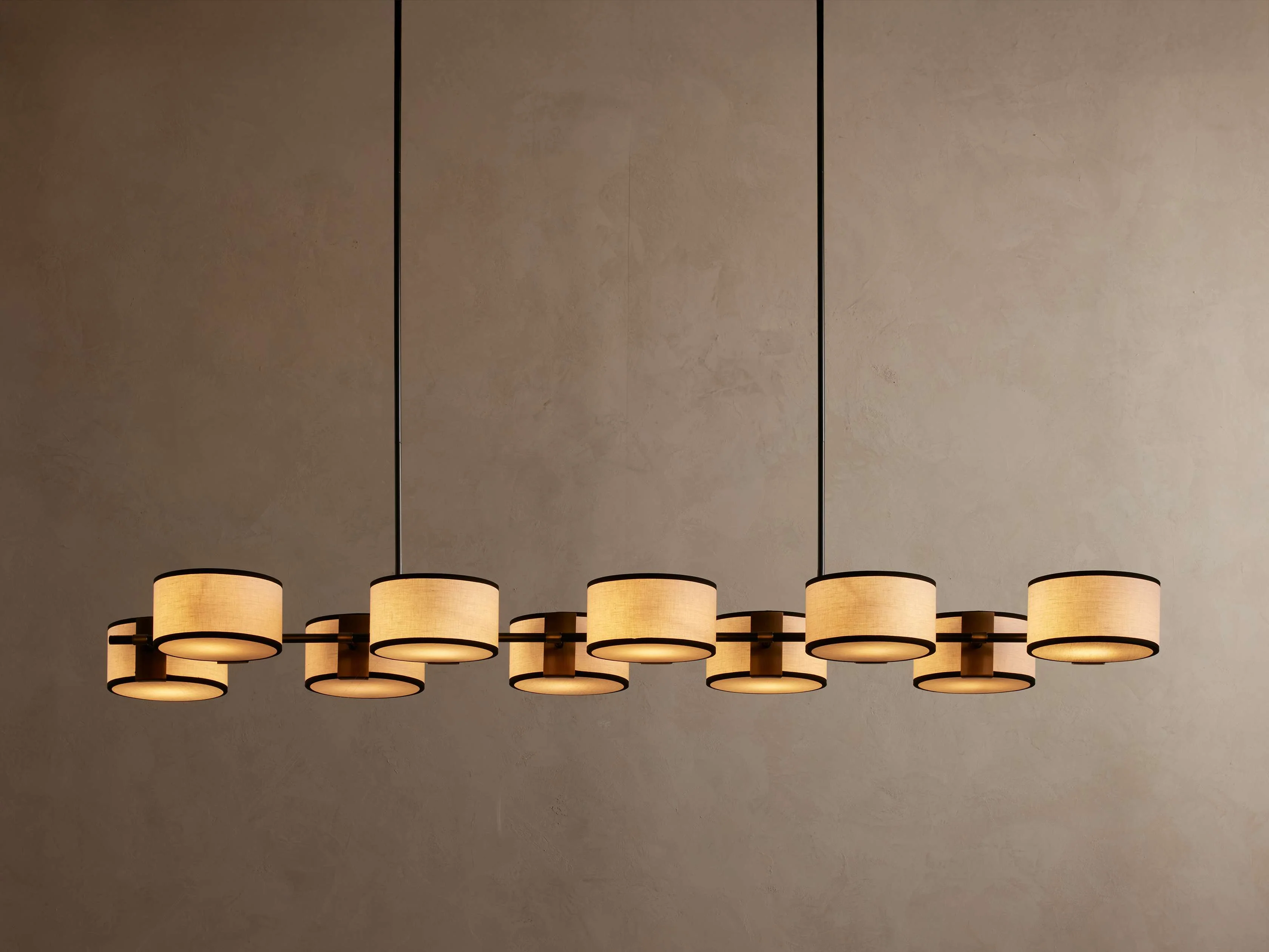 Daphne Fabric Linear Chandelier - Image 5