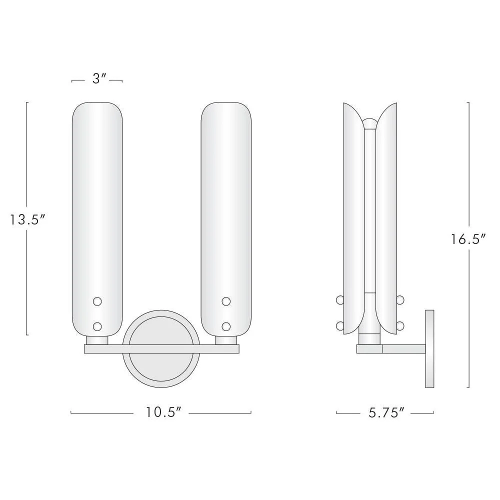 Deborah Double Sconce - Image 9