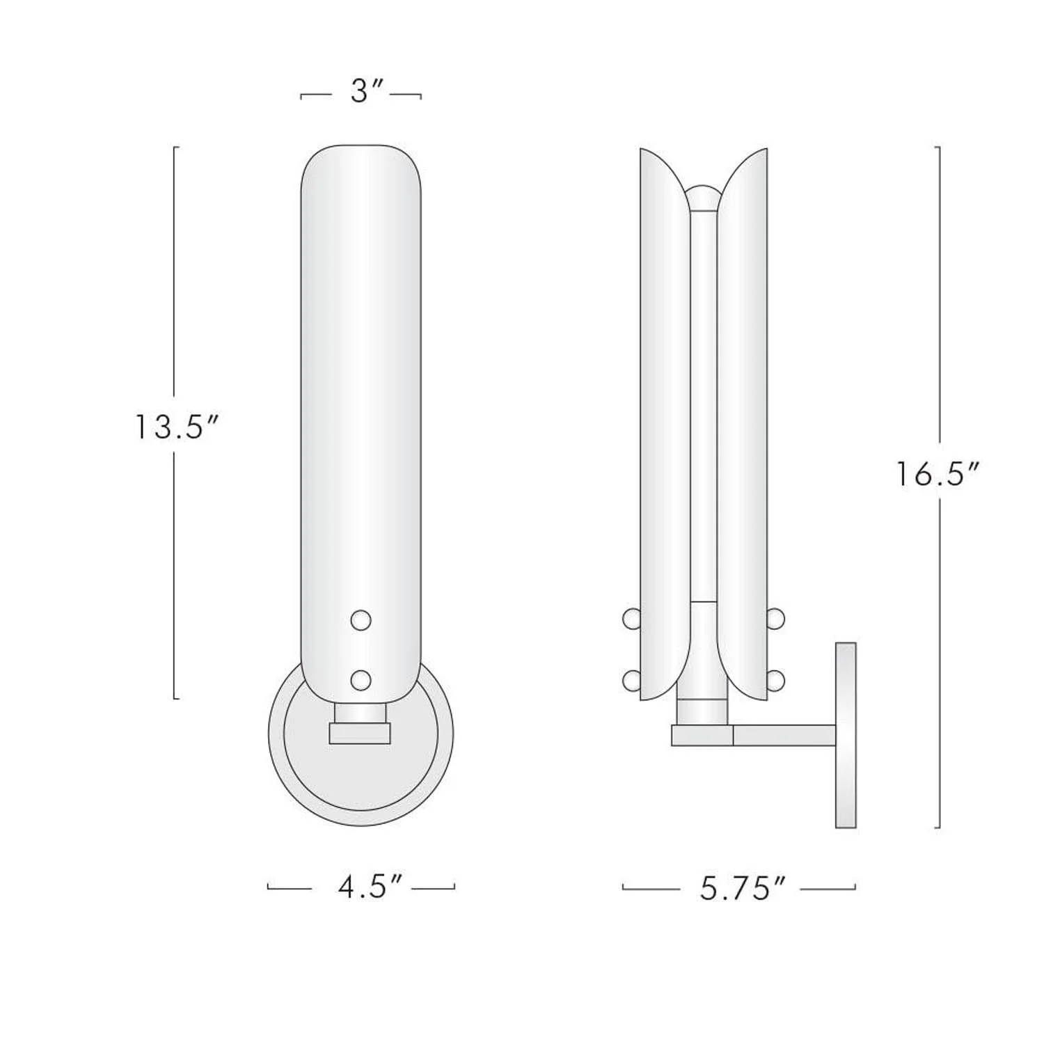 Debora Wall Sconce 16.5" H - Image 7