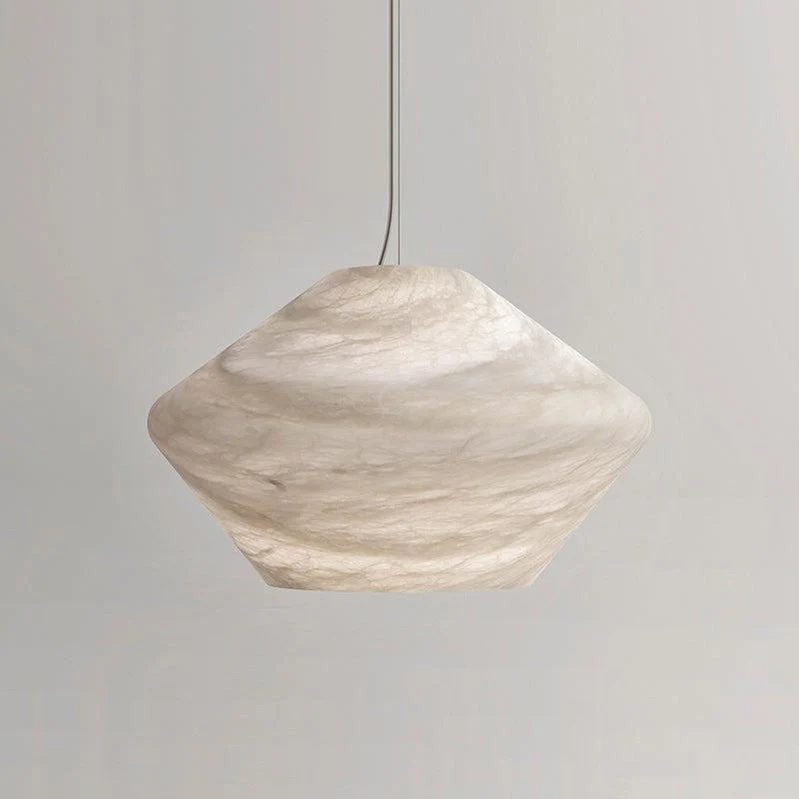 Decorative Alabaster Bedside Pendant Light, Living Room Pendant Light - Image 4