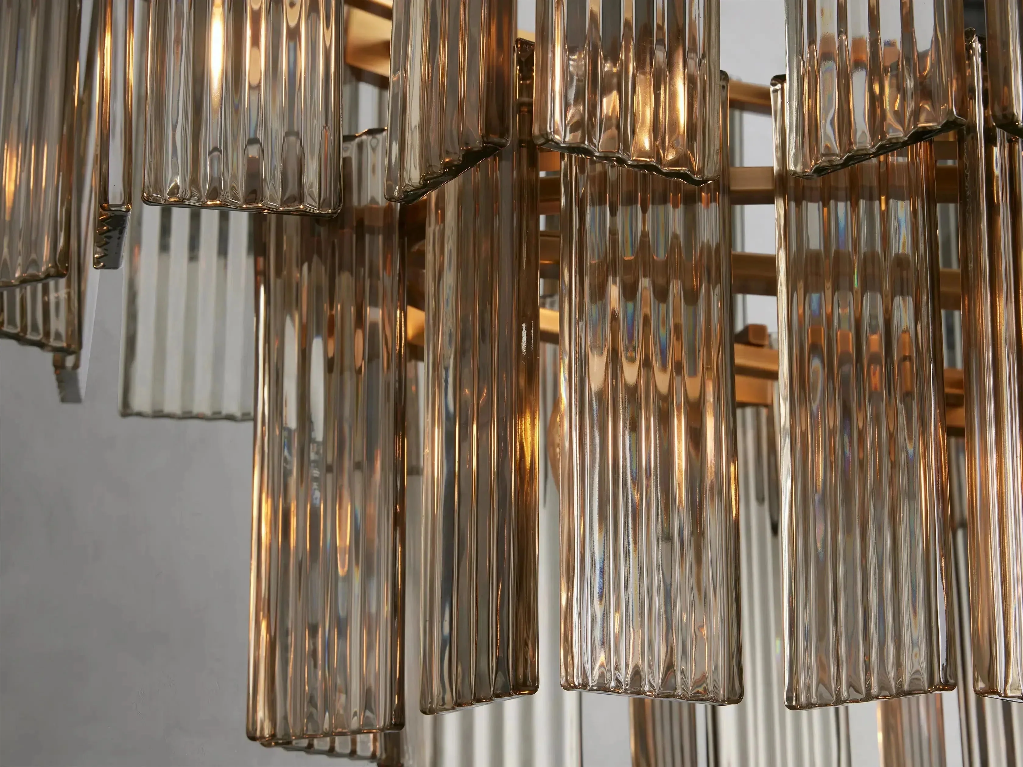 Delsie Oval Art Glass Chandelier 51''63''72''L - Image 30