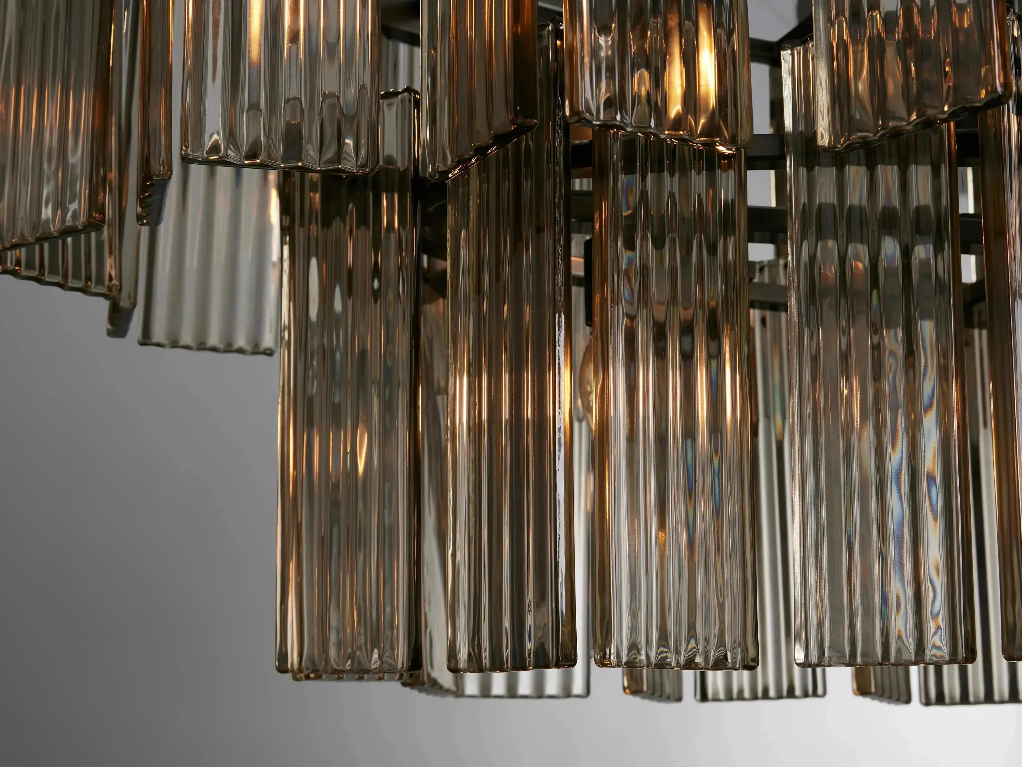 Delsie Oval Art Glass Chandelier 51''63''72''L - Image 31