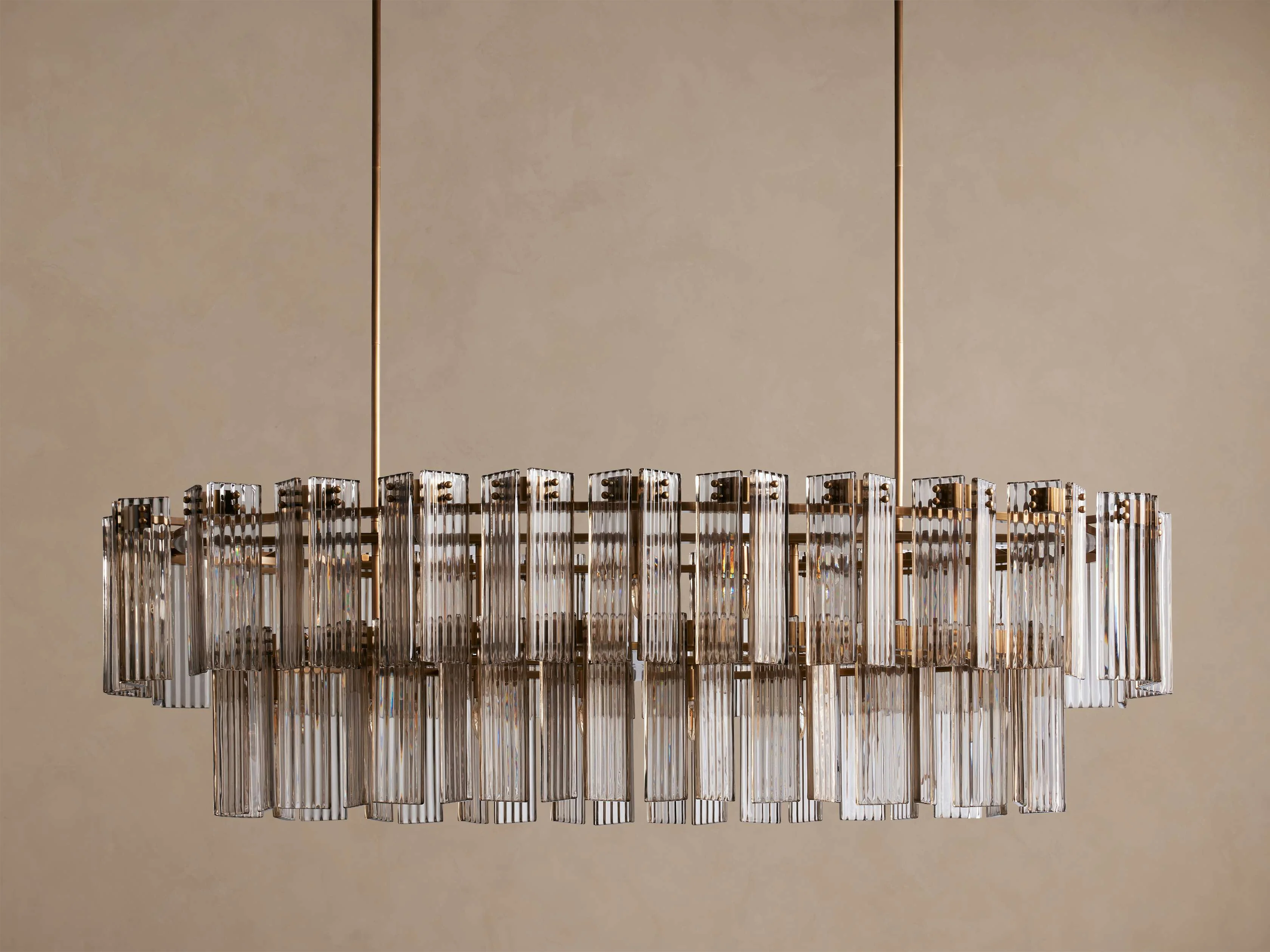 Delsie Oval Tiered Chandelier 63'' 72"W - Image 12