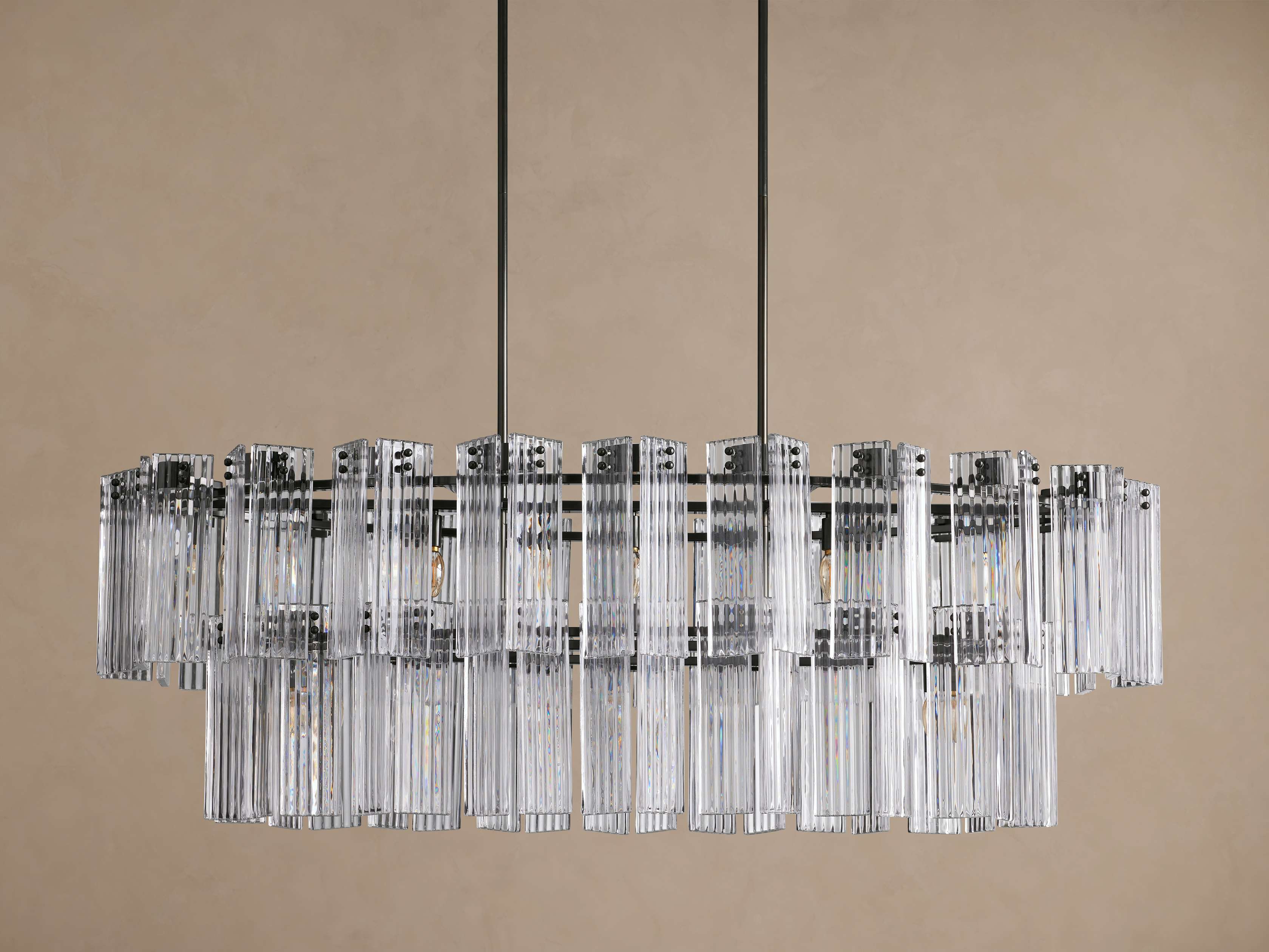 Delsie Oval Tiered Chandelier 63'' 72"W - Image 16