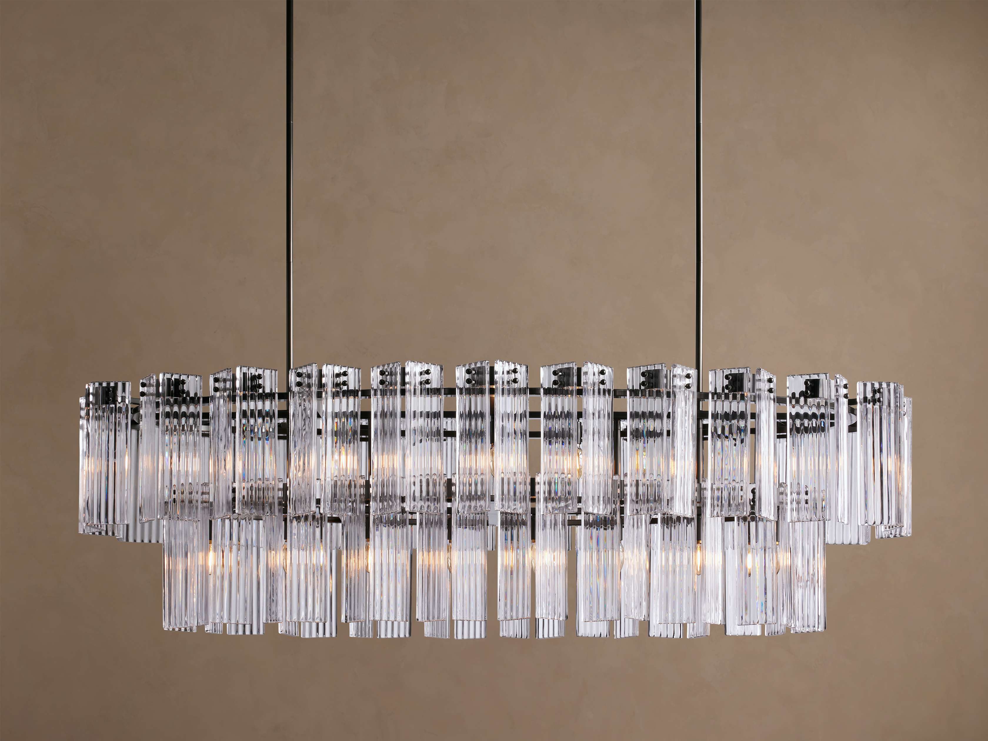 Delsie Oval Tiered Chandelier 63'' 72"W - Image 19